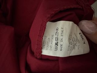 Top corto Susy Mix spalle scoperte bordeaux