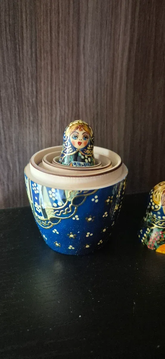 Matrioska Rusa Pintada a Mano.Original local