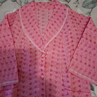 Vestaglia rosa vintage tg 3/4