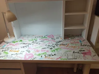 Scrivania MICKIE Ikea Bianca