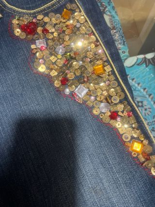 Pantalón vaquero Calvin Klein bordado