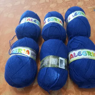 600g lana acrilica bluette