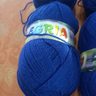 600g lana acrilica bluette