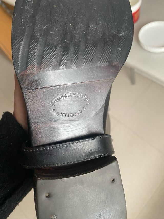 Botas de piel Marisa Rey negras