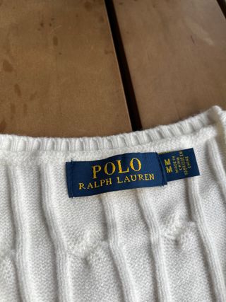 Jersey Polo Ralph Lauren punto cuello pico M