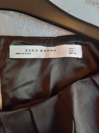 Vestido negro Zara
