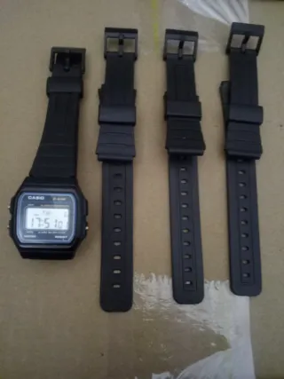 Reloj Casio F-91W Negro