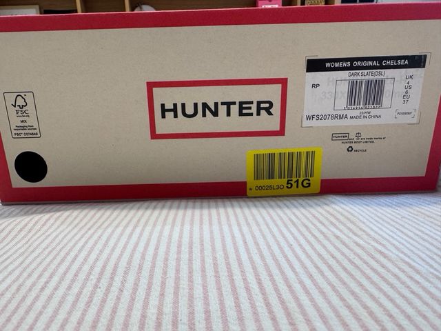 Botas Hunter Talla 37 Gris Oscuro