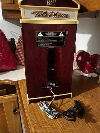 Telefono Vintage Cabina Rossa