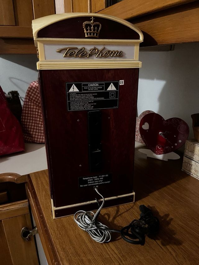 Telefono Vintage Cabina Rossa