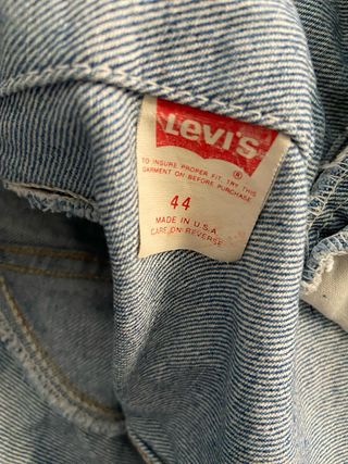 Giacca Denim Levi's Vintage Uomo Made in USA
