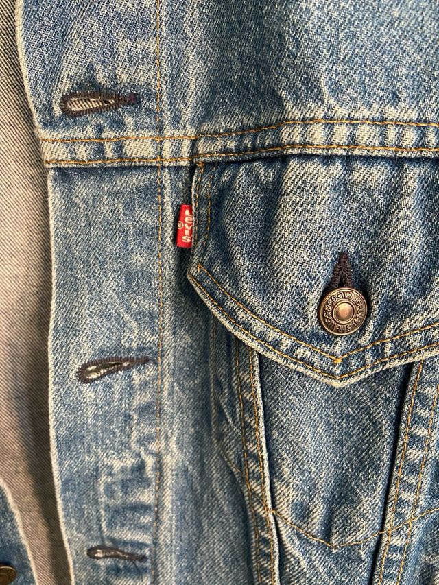 Giacca Denim Levi's Vintage Uomo Made in USA