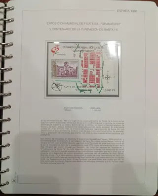 Colección y Álbum de Sellos España 91-94