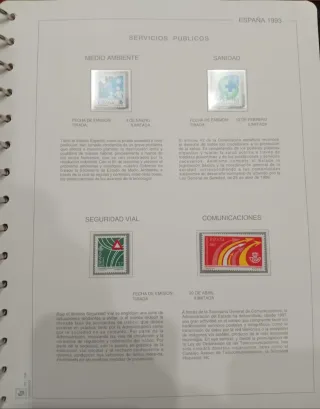 Colección y Álbum de Sellos España 91-94