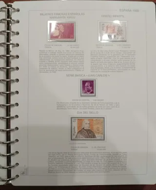 Colección y Álbum de Sellos España 91-94