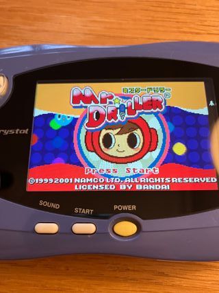 Consola Bandai WonderSwan Crystal