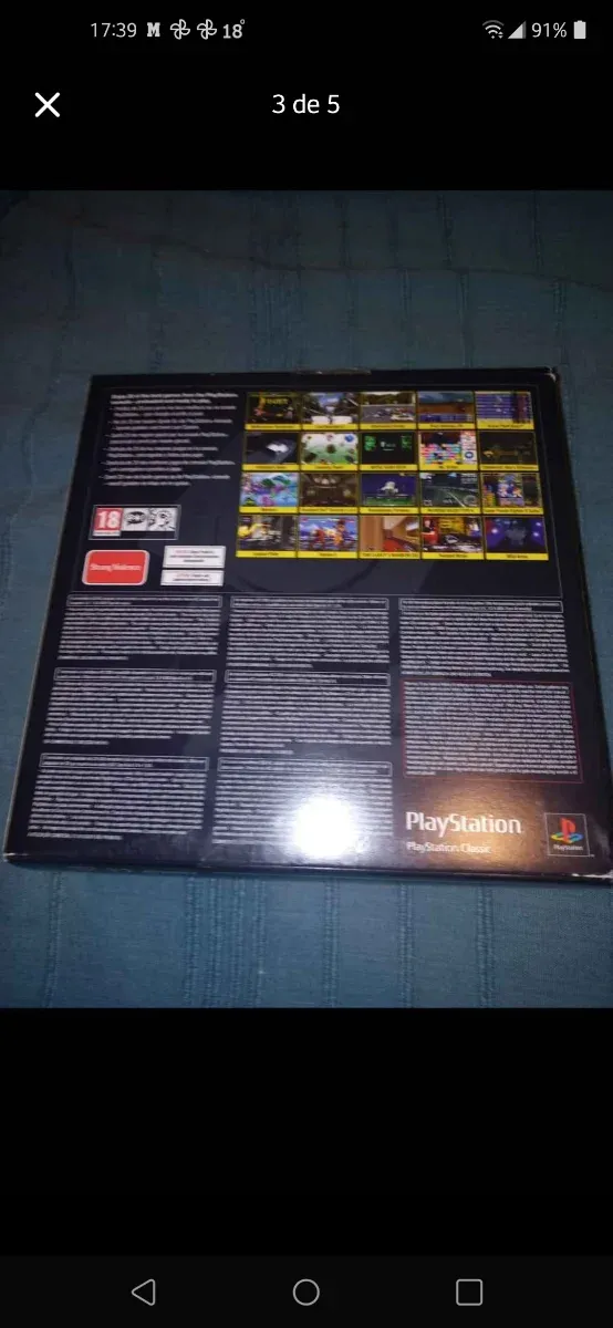 CONSOLA PLAYSTATION1 CLASSIC MINI(NUEVA A ESTRENAR