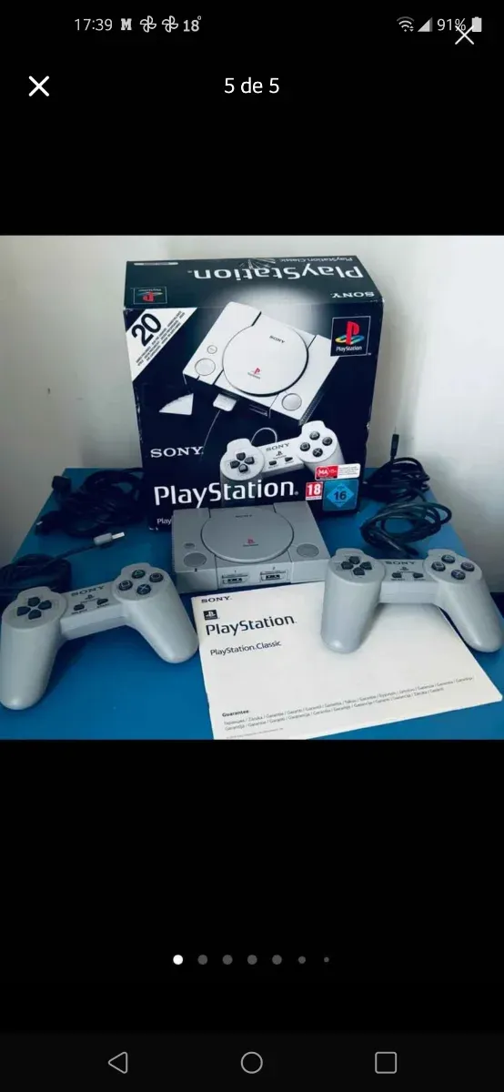 CONSOLA PLAYSTATION1 CLASSIC MINI(NUEVA A ESTRENAR