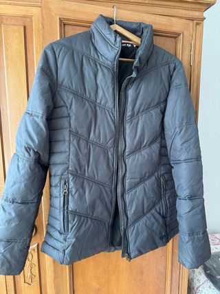 Chaqueta Plumas Gris