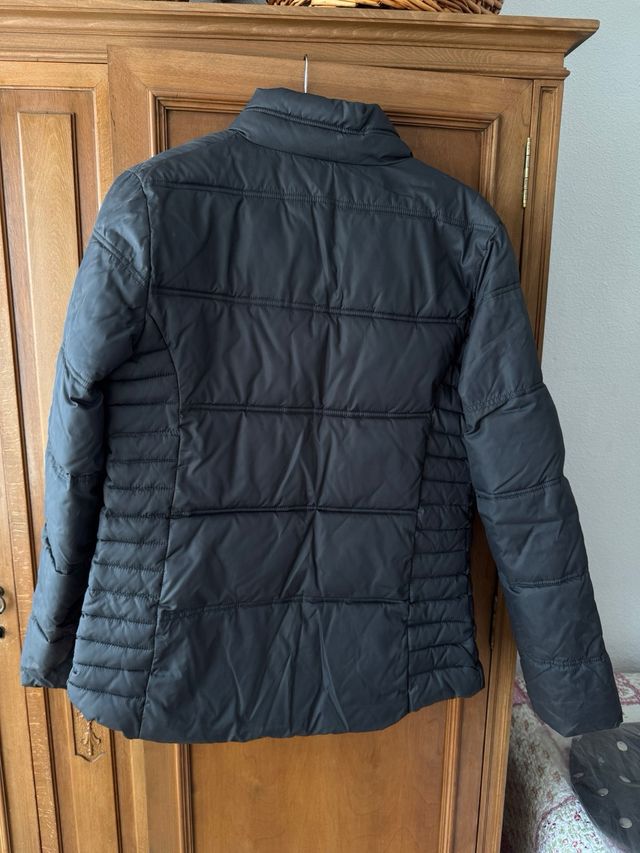 Chaqueta Plumas Gris