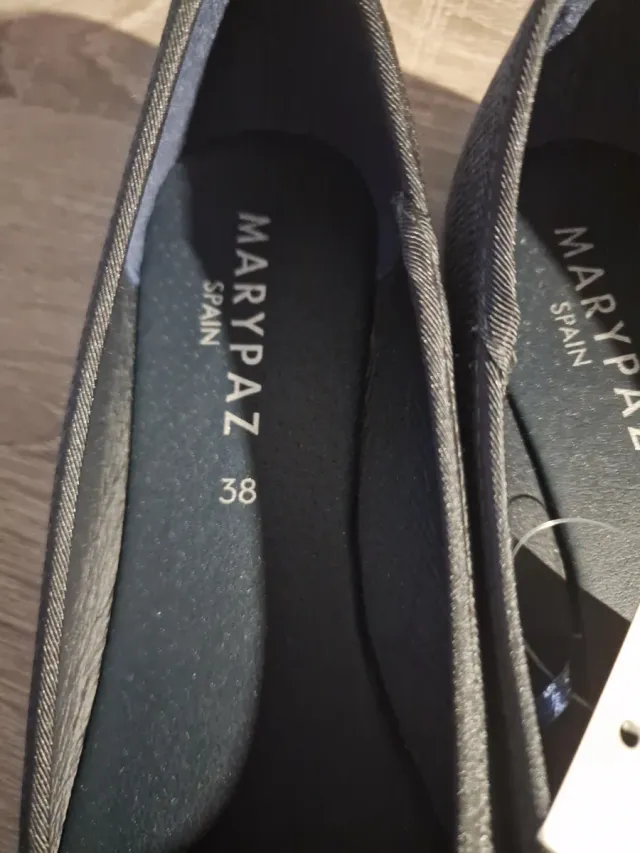 Manoletinas Marypaz Azul Talla 38