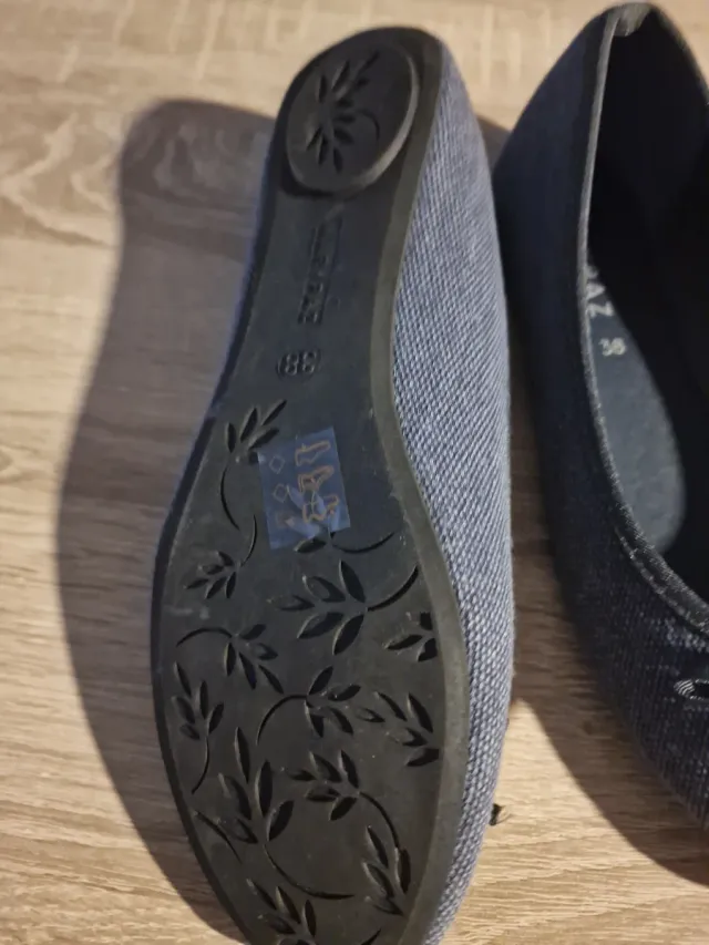 Manoletinas Marypaz Azul Talla 38