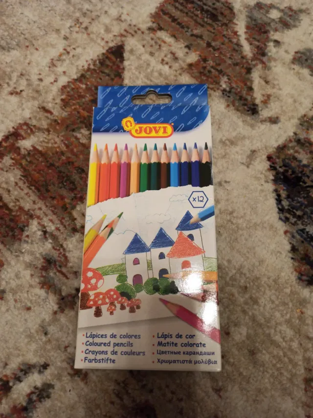 Caja 12 lápices de colores Jovi