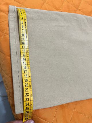 Pantaloni beige vita alta taglia S