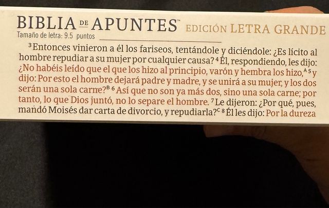 Biblia de Apuntes RVR 1960 Letra Grande