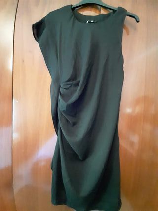 Vestido negro tela fina
