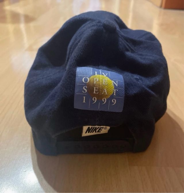 Gorra Nike Vintage Open Seat Godó 1999 Azul