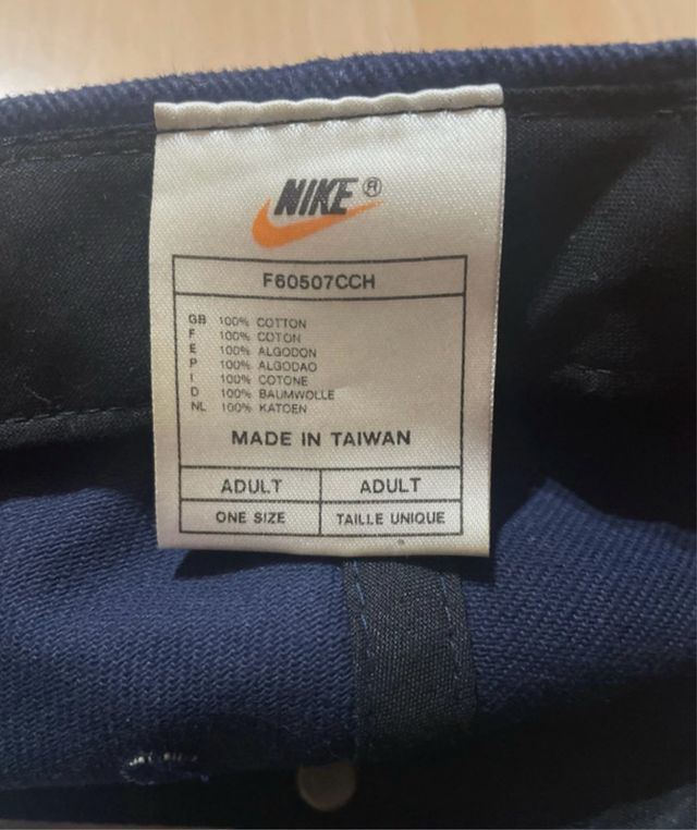 Gorra Nike Vintage Open Seat Godó 1999 Azul