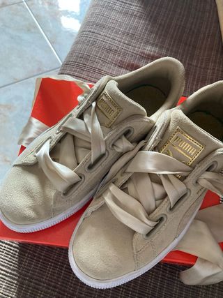 Scarpe Puma Donna Beige Oro