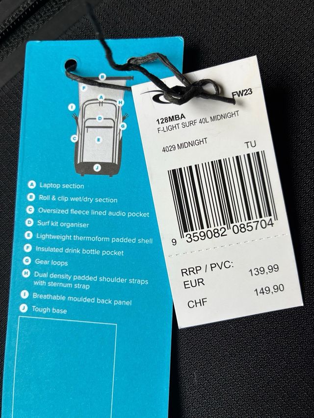 Mochila RIP CURL F LIGHT 40L Nueva