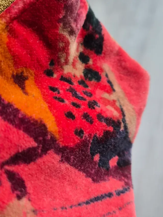 Necesser in velluto stampato Alibey