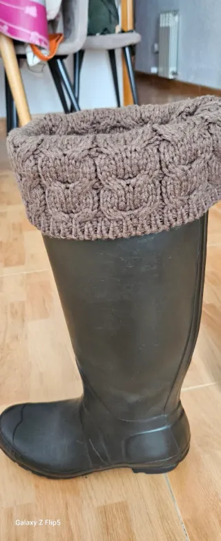 Botas Hunter Marrón Chocolate con Calcetín