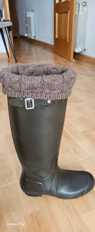 Botas Hunter Marrón Chocolate con Calcetín