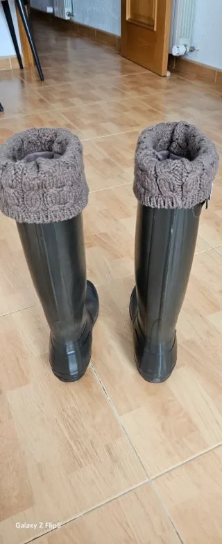 Botas Hunter Marrón Chocolate con Calcetín