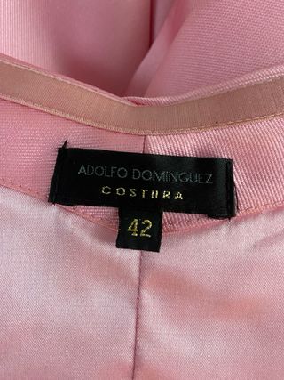 Vestido fiesta rosa Alfonso Domínguez