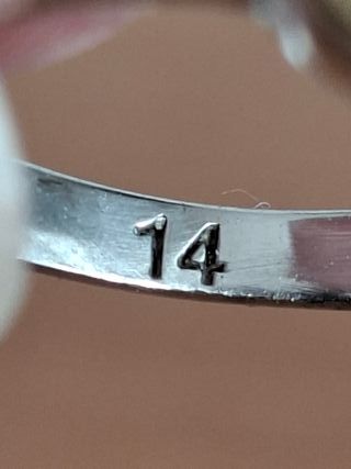 Anillo Viceroy Plata Perla Natural Nuevo