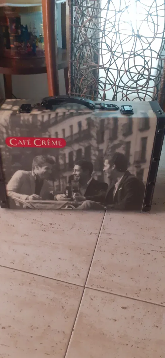 Valigia vintage, scrigno, decorazione, collezione