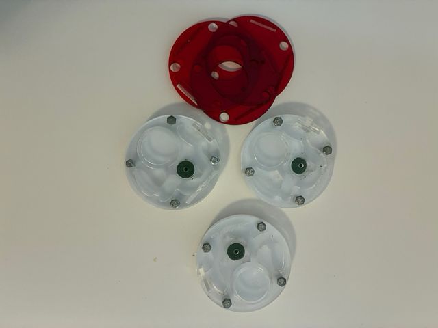 3 Hormigueros Pequeños Rojos