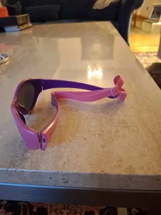 Gafas de esquí rosas de niña