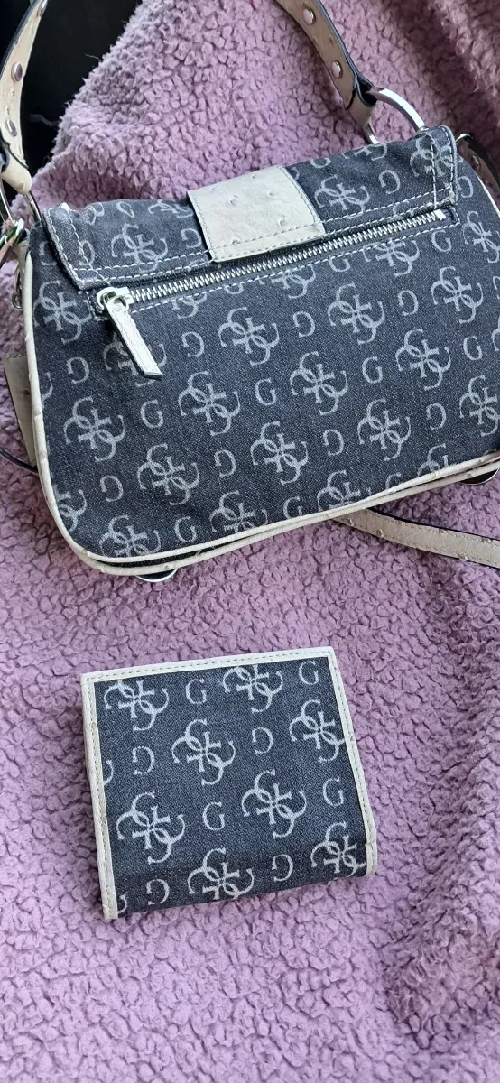 Borsa Guess vintage denim con portamonete