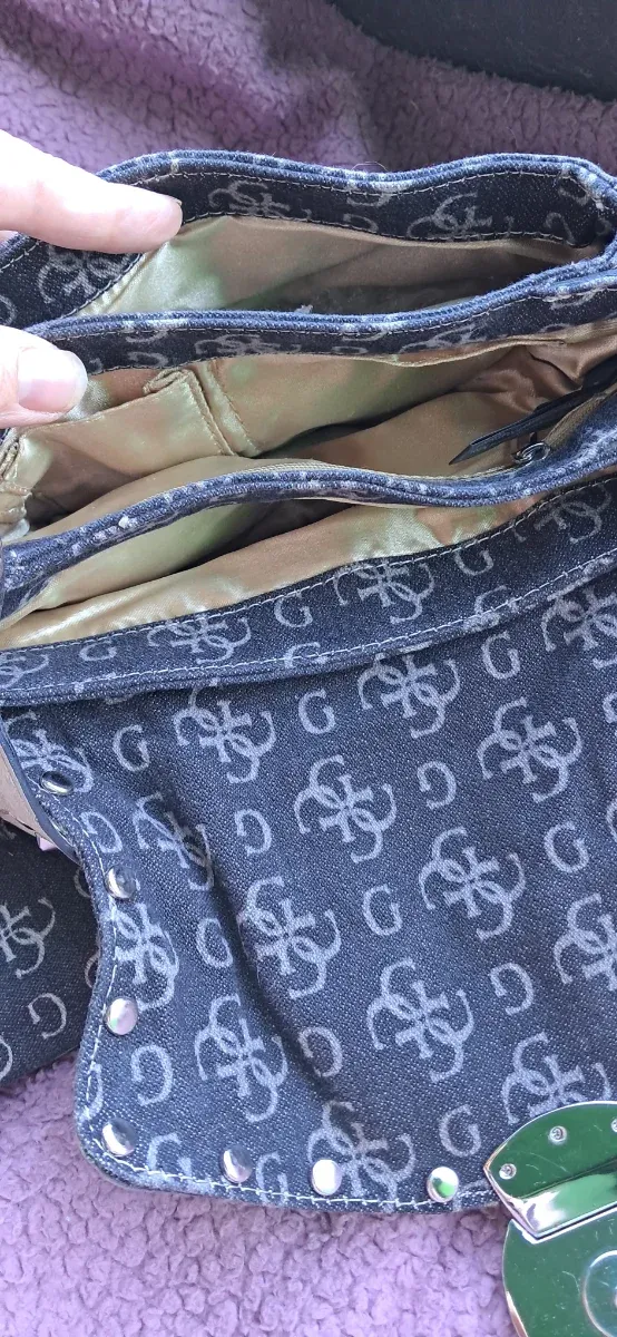 Borsa Guess vintage denim con portamonete