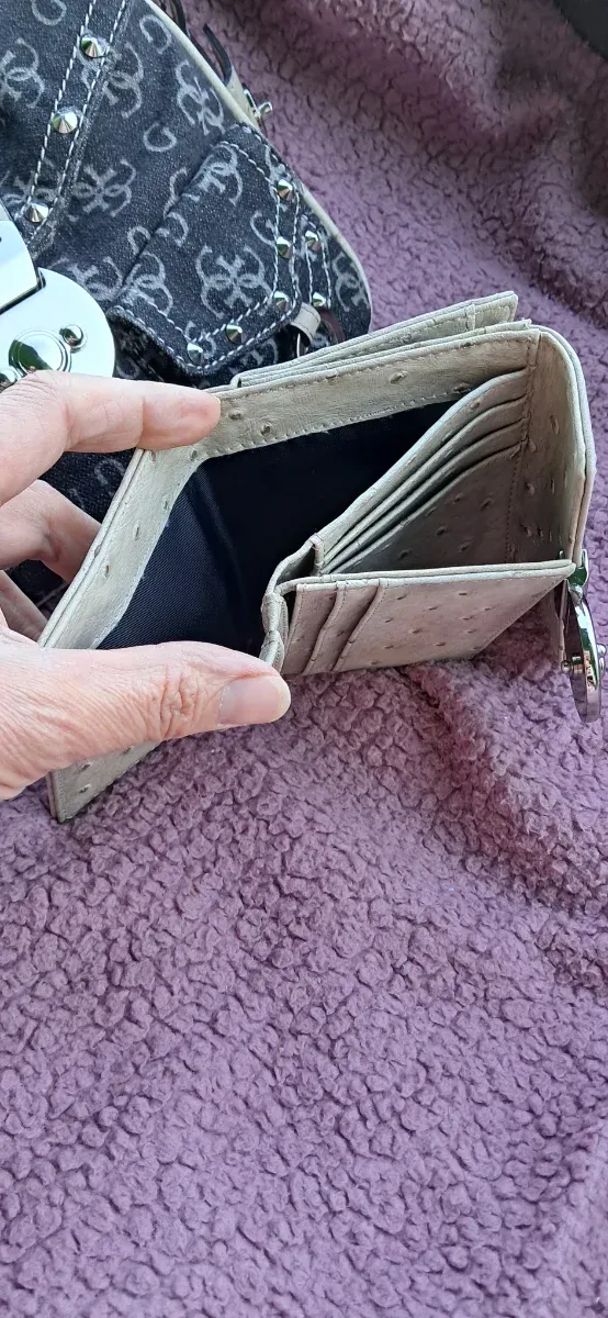 Borsa Guess vintage denim con portamonete