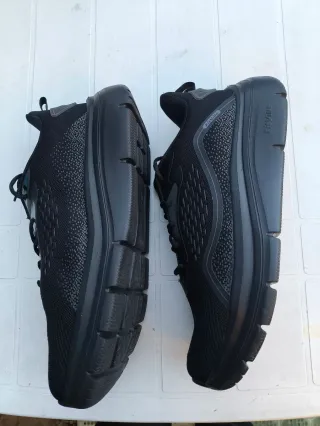 Scarpe FitVille nere pianta larga