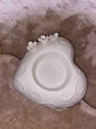 Porta candela cuore bianco marca Ilary Queen