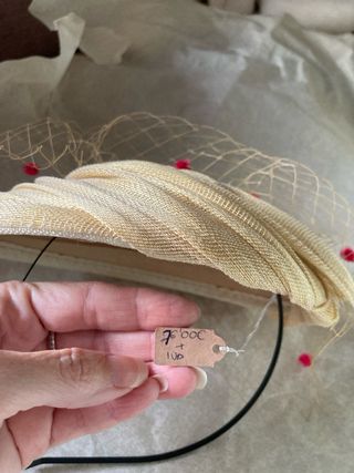 Tocado diadema IRINOE artesanal