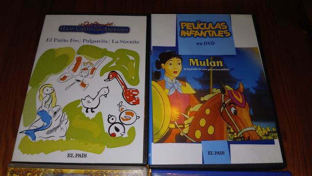 Pack 4 DVDs Infantiles